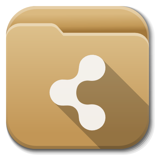 Apps Folder Sharing Icon Flatwoken Iconset Alecive