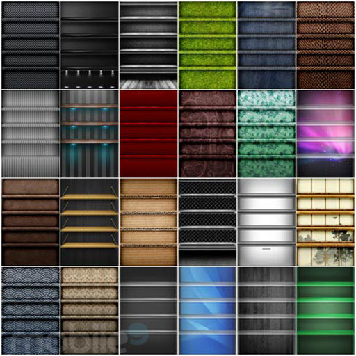 Icon Shelf Wallpapers And Icon Glow Backgrounds For Iphone