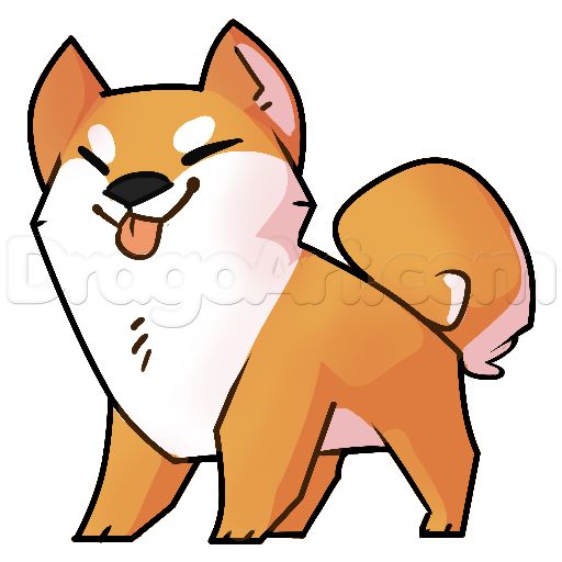 How To Draw A Shiba Inu Step Art Ideas In Chibi Dog