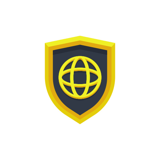 Global Secure Shield Icon Free Download