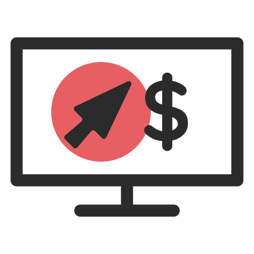 Online Shopping Colored Stroke Icon