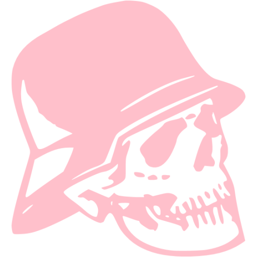 Pink Skull Icon