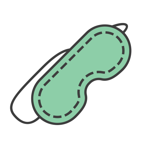 Sleep, Eye Mask, Sleeping Mask, Mask, Travel, Journey Icon