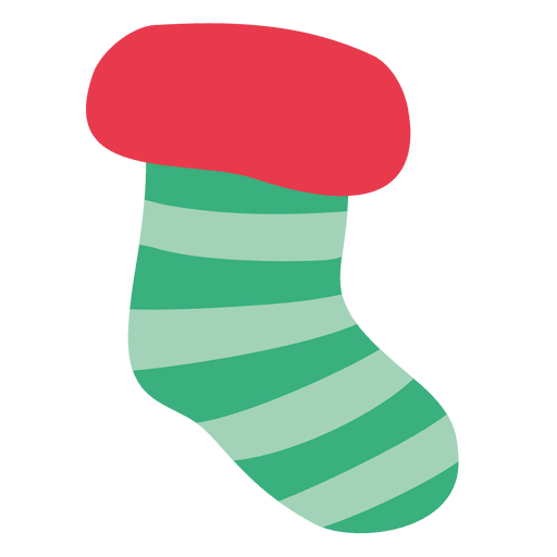 Green Stripy Xmas Socks Icon
