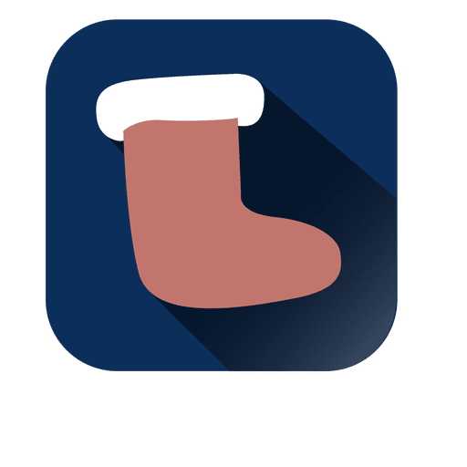 Sock Blue Square Icon