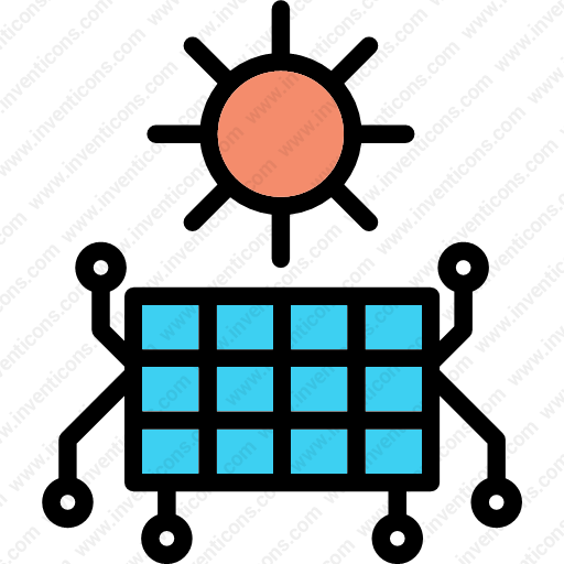 Download Solar,panel,battery,solar,technology,ecology Icon