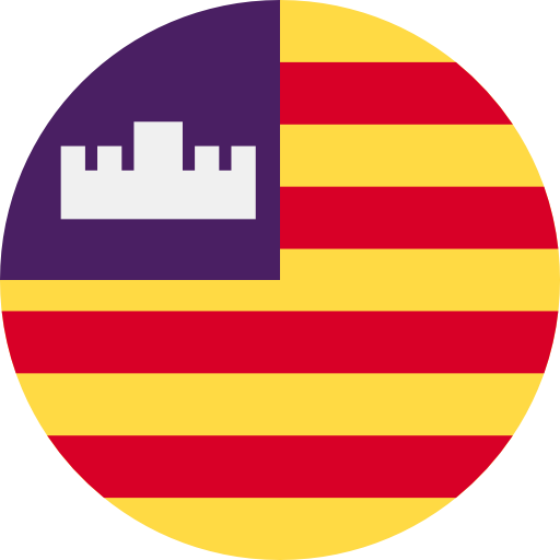 Flag, Spain, Flags, Autonomous, Mediterranean, Balearic Islands Icon