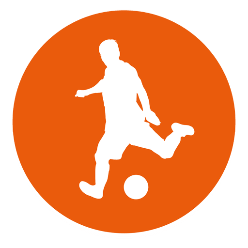 Soccer Player Circle Icon