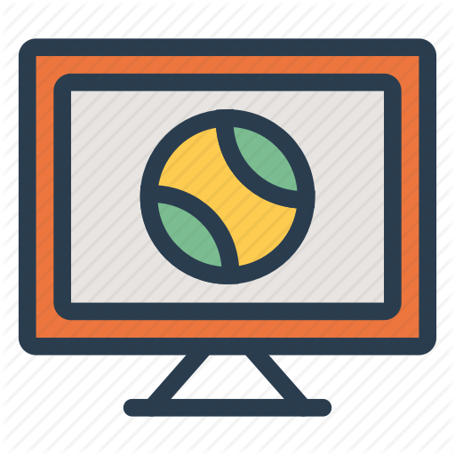 Ball, Lcd, Media, Monitor, Screen, Sport, Television Icon