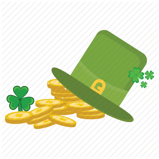 Coins, Hat, Ireland, Irish, Patrick, St Icon