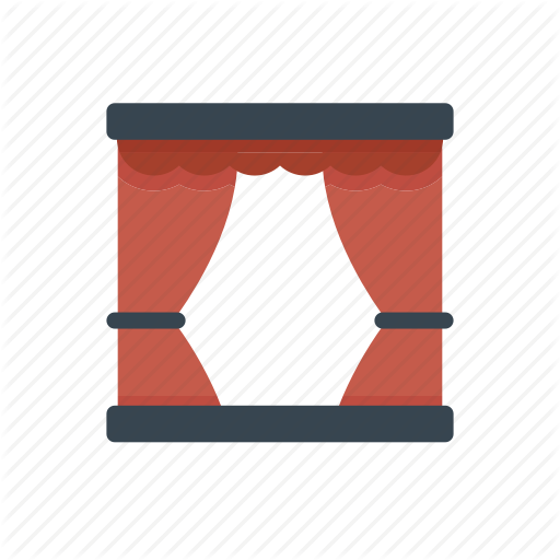 Drama, Entertaiment, Red, Show, Stage, Theater Icon