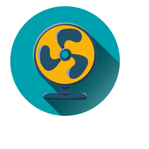 Stand Fan Round Icon