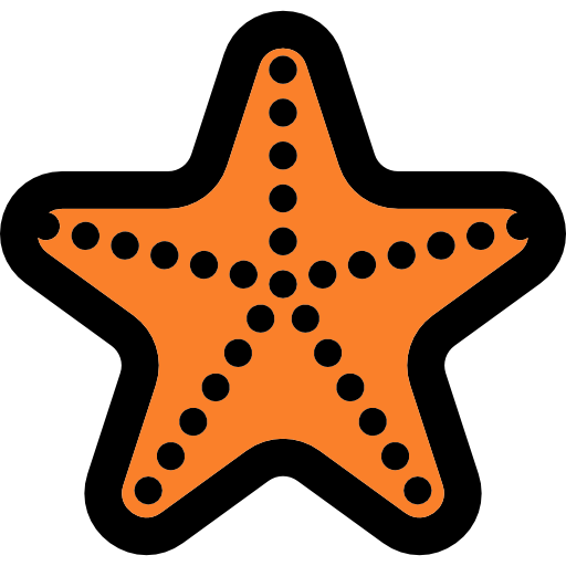 Sea Star, Animals, Life, Fivepointed, Star, Animal, Outline