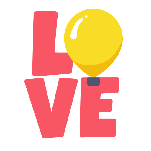 Layer, Love, Photo, Relationship, Sticker, Word Icon