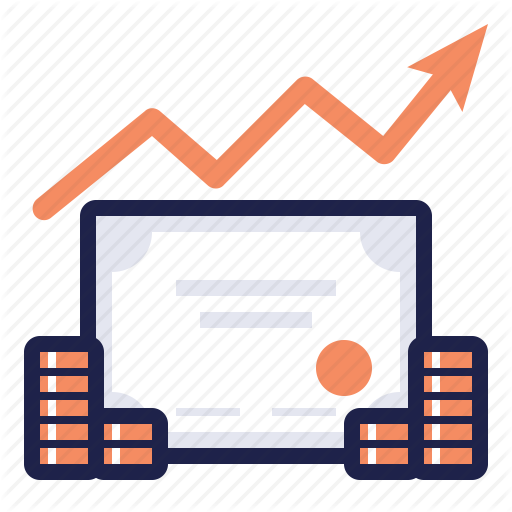 Equity, Money, Options, Shares, Stock, Stock Market Icon