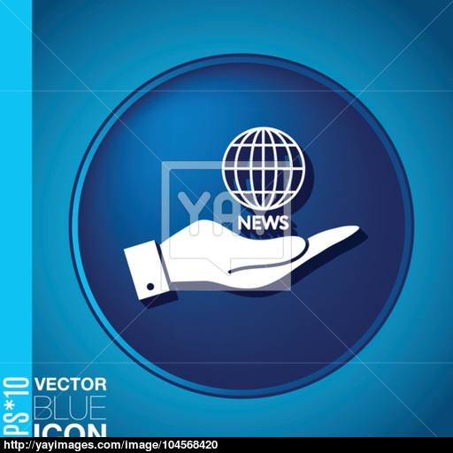 Hand Holding A Globe Symbol News Symbol News Icon Globe Planet