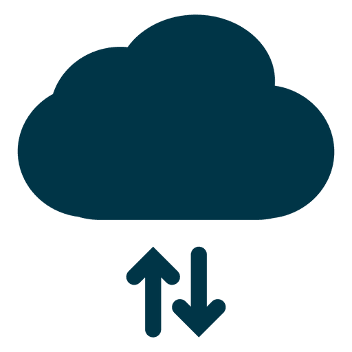 Cloud Storage And Download Icon