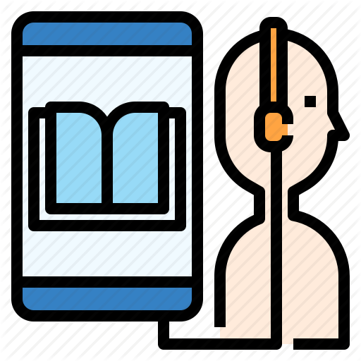 Audio, Book, Course, Education, Listening, Online, Study Icon