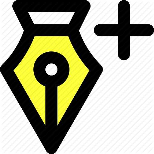 Add, Anchor, Anchor Point, Fountain Pen, Illustrator, Pen, Quill Icon