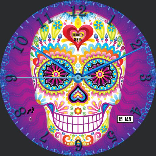 Gus Sugar Skull For Huawei Watch