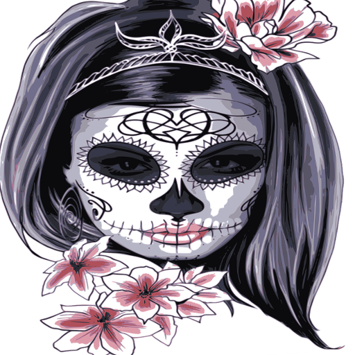 Icon Sugar Skull Helmet at GetDrawings | Free download