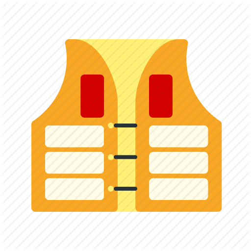 Equipment, Jacket, Life, Orange, Protection, Safety, Vest Icon