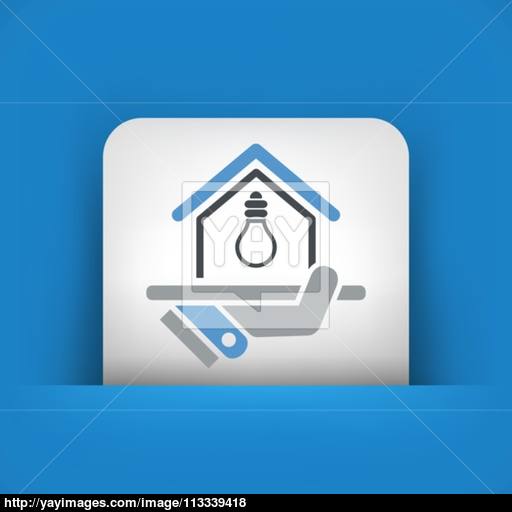 Electricity Supply Icon Vector