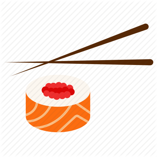 Chopsticks, Fish, Japanese Kitchen, Salmon, Seafood, Stick, Sushi Icon