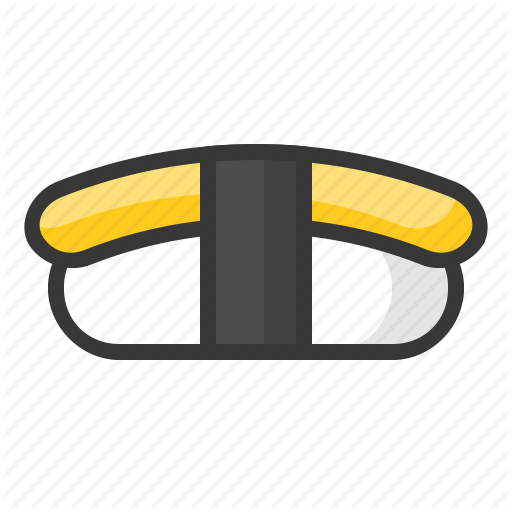 Egg, Food, Japan, Line, Rice, Sushi, Tamagoyaki Icon