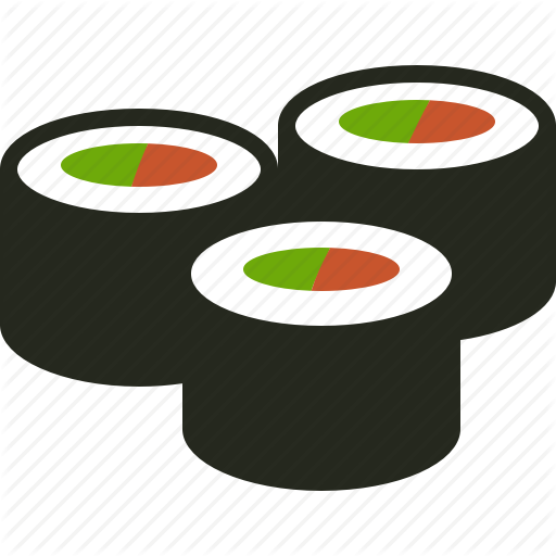 Food, Japanese, Maki, Makizushi, Roll, Set, Sushi Icon