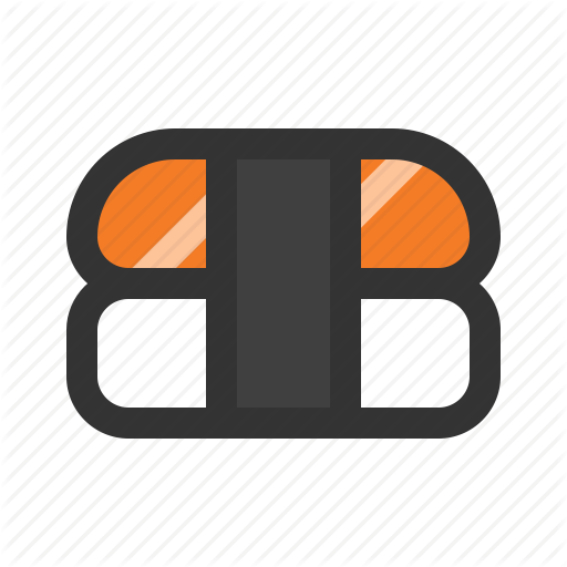 Japanese, Nigiri, Salmon, Sushi Icon
