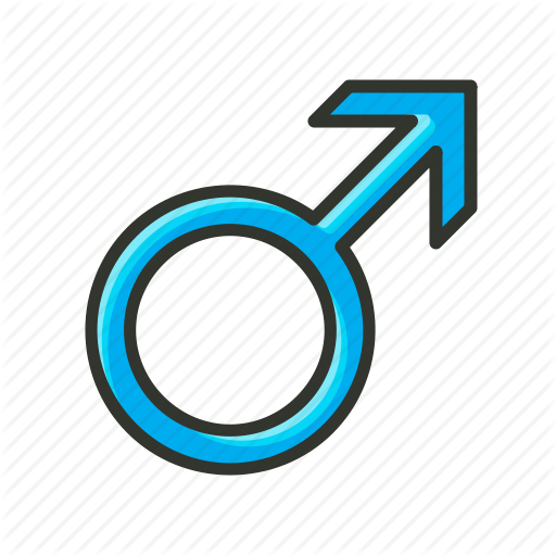 Boy, Gender Symbol, Male Symbol, Man, Sex Symbol Icon