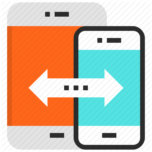 Connection, Data, Device, Mobile, Sync, Tablet, Transfer Icon