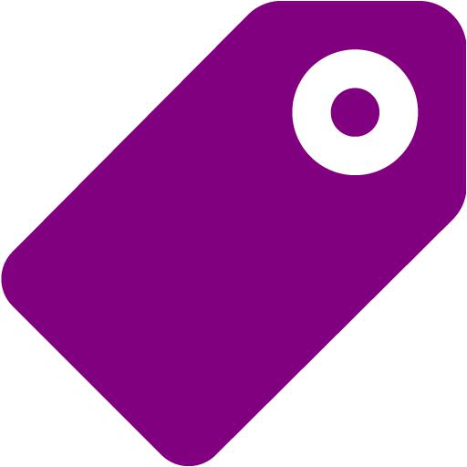 Purple Tag Icon