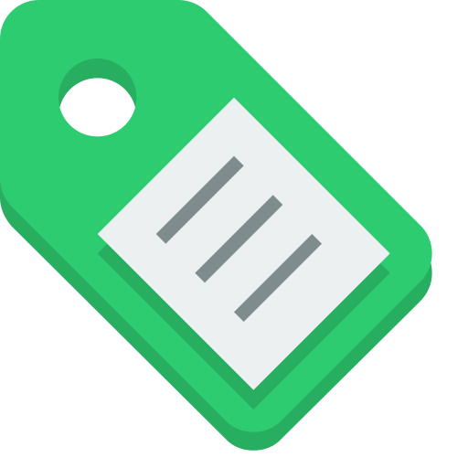 Tag Icon Small Flat Iconset Paomedia