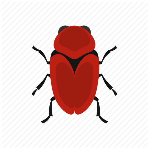 Floral, Flower, Fly, Red Beetle, Spring, Tattoo, Tropical Icon