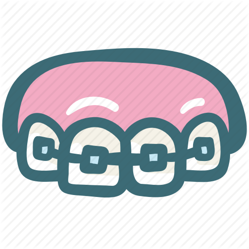 Braces, Care, Dental, Orthodontic, Straight, Teeth, Treatment Icon