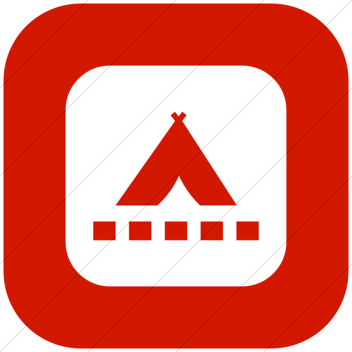 Flat Rounded Square White On Red Ocha Humanitarians