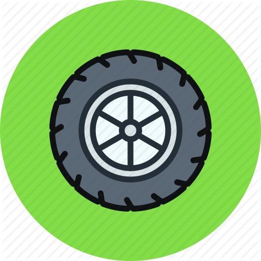 Car, Tire, Tyre, Wheel Icon
