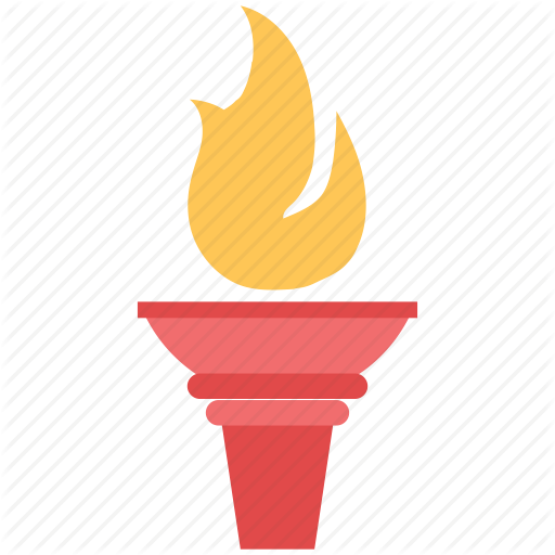 Fire, Flame, Olympic Fire, Olympic Torch, Torch Fire Icon
