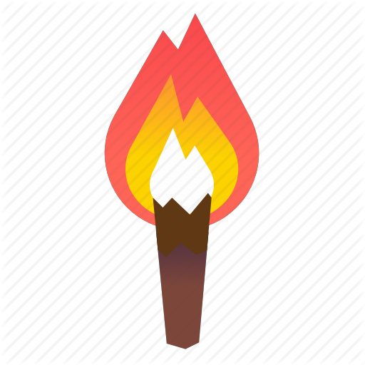 Fire, Light, Medieval, Torch Icon