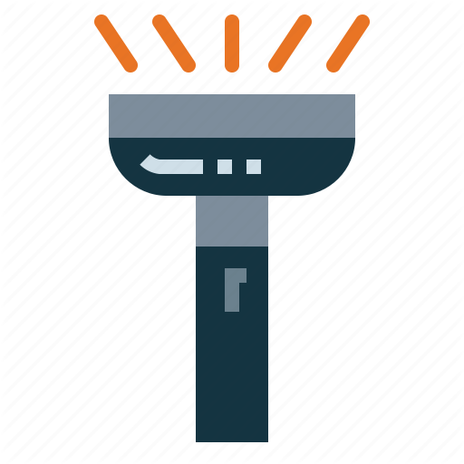 Flashlight, Tools, Torch, Utensils Icon