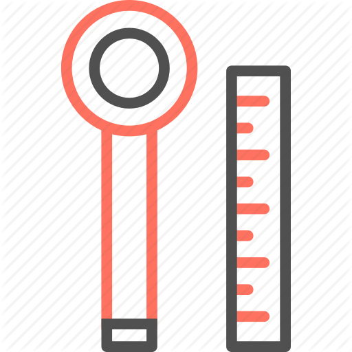 Measure, Measurements, Ruler, Scale, Tool, Wrench Icon