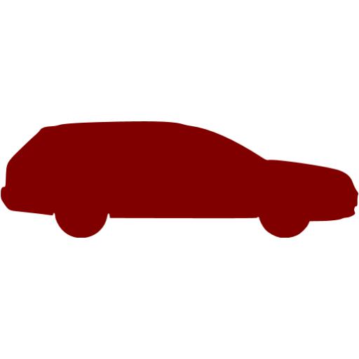 Maroon Car Icon