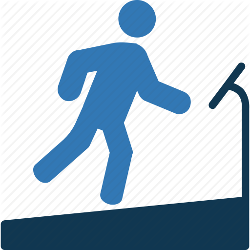 Gym, Stomach Game, Training, Treadmill Exercise Icon