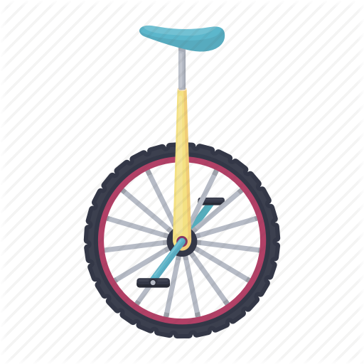 Arena, Circus, Monocycle, Trick, Vehicle, Wheel Icon