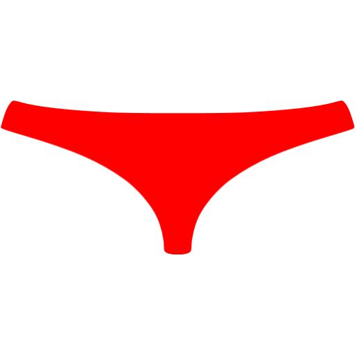 Red Womens Underwear Icon