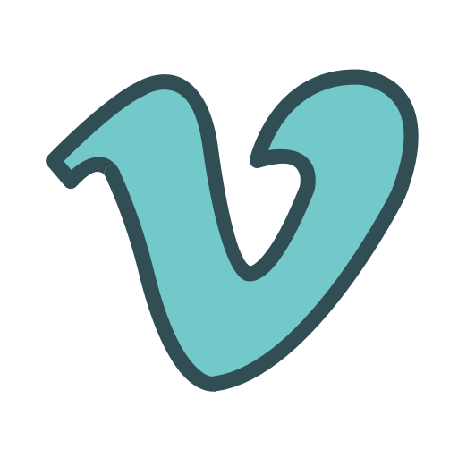 Vimeo, Video, Social, Media, Letter, V Icon Free Of Brands Colored
