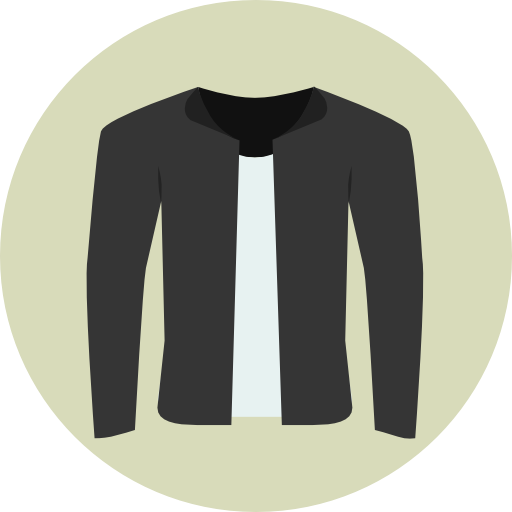 Clothes, Clothing, Jacket, Fashion, Elegant, Garment Icon