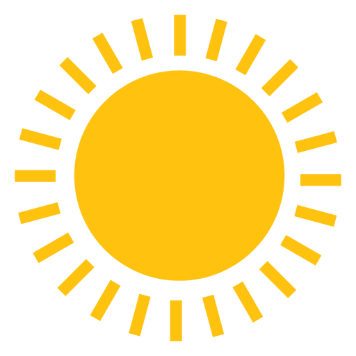 Sun Large Line Beams Icon